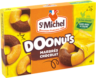 ST MICHEL DOONUTS MARBRES CHOCOLAT