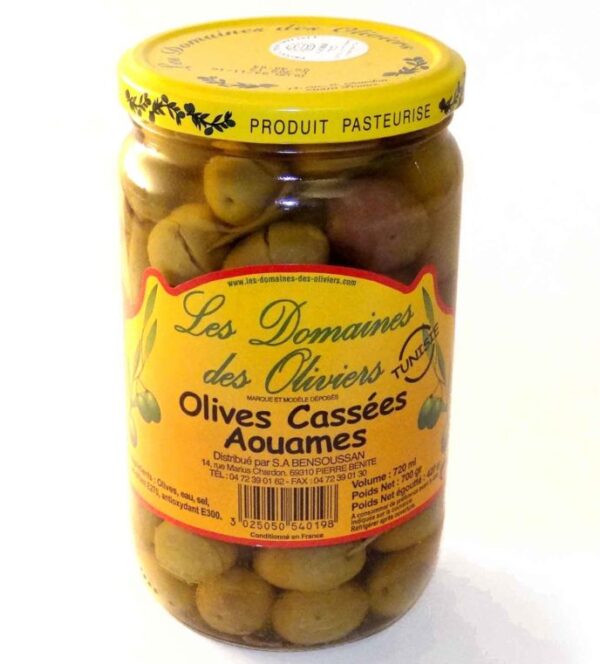 Les domaines des oliviers: Olives Cassées Aouames