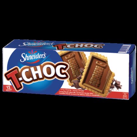 SHNEIDER'S: T-CHOC: BISCUITS ET TABLETTE DE CHOCOLAT NOIR.