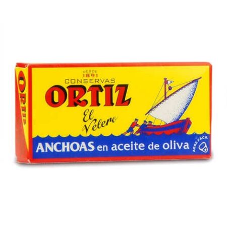 Ortiz: Filets d'anchois de Gascogne à l'huile d'olive