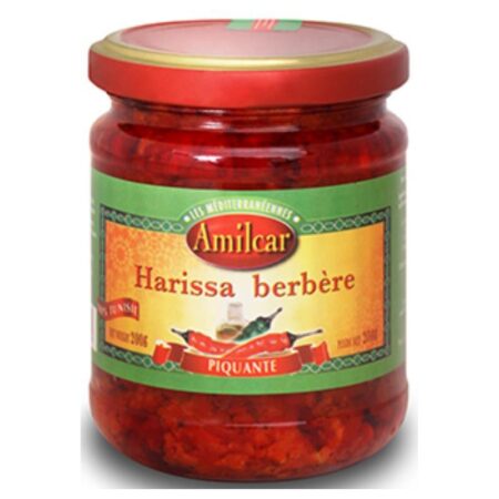 AMILCAR: HARISSA BERBERE PIQUANTE AMILCAR 350G 100% TUNISIE
