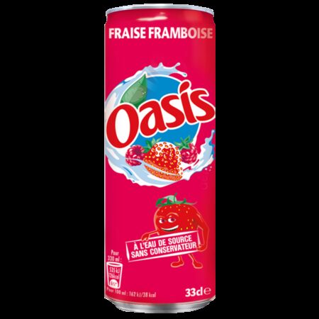 OASIS FRAISE FRAMBOISE 33CL