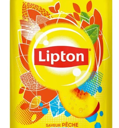 LIPTON Ice Tea pêche boisson au thé glacé 33cl