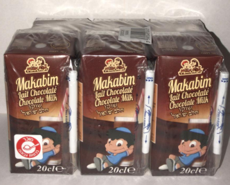 Makabi: Lait chocolate makabim 6X20 cl