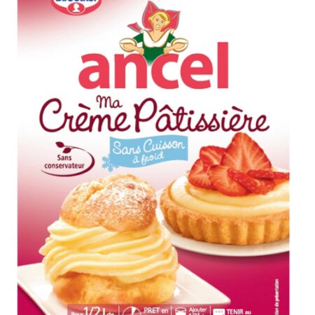 ANCEL: Préparation dessert crème pâtissière.