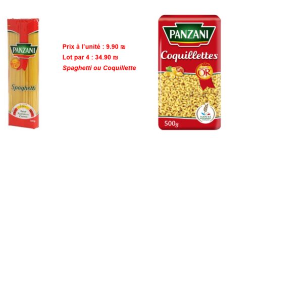 PANZANI: Lot de 4