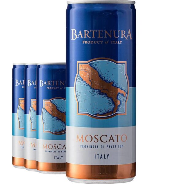 Canettes de vin Moscato Bartenura
